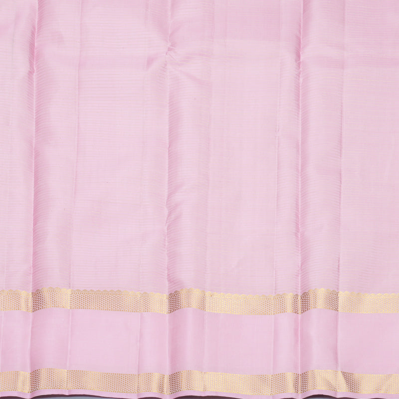 Hayagrivas Handloom Lotus Pink Kanjivaram Silk Saree KBF1013I13-2