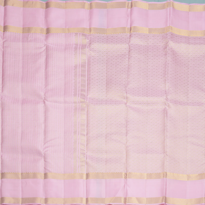 Hayagrivas Handloom Lotus Pink Kanjivaram Silk Saree KBF1013I13-2