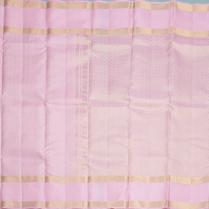 Hayagrivas Handloom Lotus Pink Kanjivaram Silk Saree KBF1013I13-2