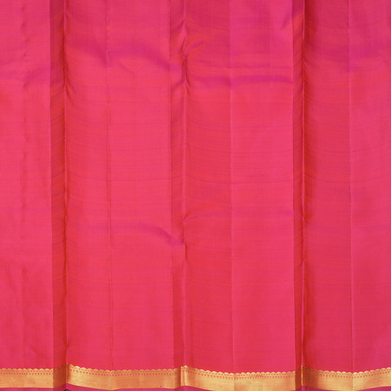 Hayagrivas Handloom Orangish-Pink Kanjivaram Silk Saree KBF1013I4-2