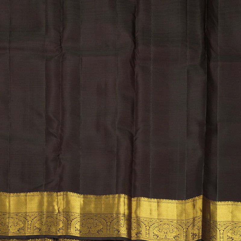Hayagrivas Handloom Deep Nagapazham Kanjivaram Silk Saree KBF1013I7-2