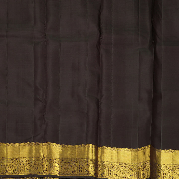 Hayagrivas Handloom Deep Nagapazham Kanjivaram Silk Saree KBF1013I7-2