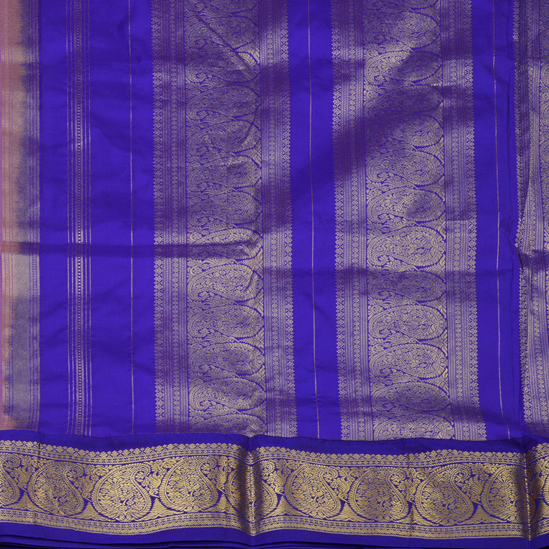 Hayagrivas Handloom Rose Pink Ten Yards Silk Saree KBF102D2-12