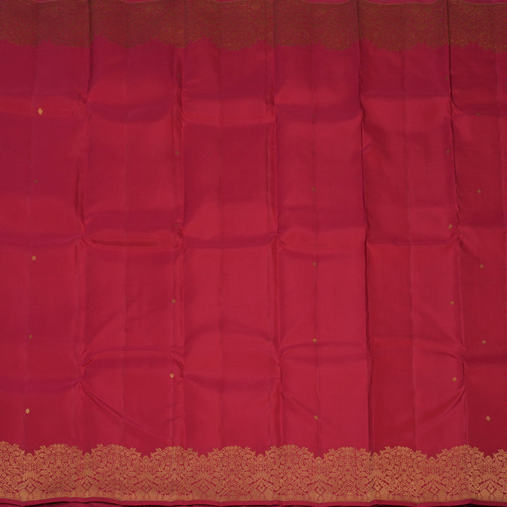 Hayagrivas Handloom Red Kanjivaram Silk Saree KBF103D5-4