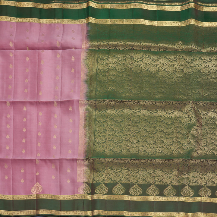 Hayagrivas Onion Pink Handloom Soft Silk Saree KBF1076I1-2