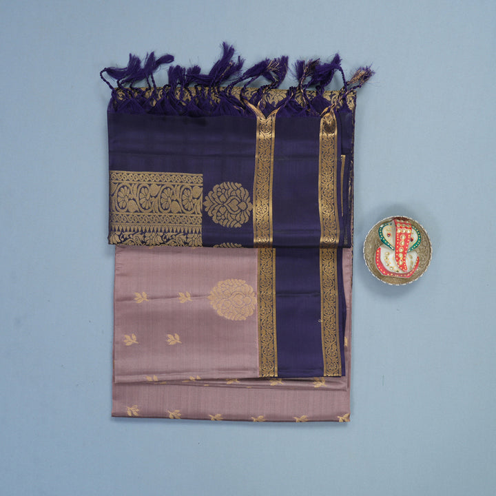 Hayagrivas Onion Pink Handloom Soft Silk Saree KBF1076I1-4