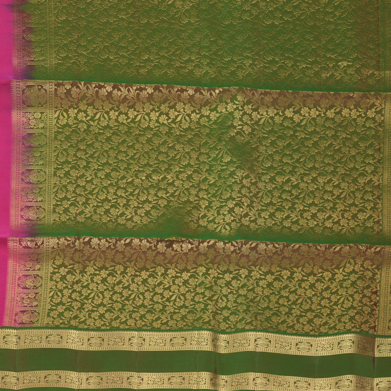 Hayagrivas Rani Pink Handloom Soft Silk Saree KBF1076I1-5