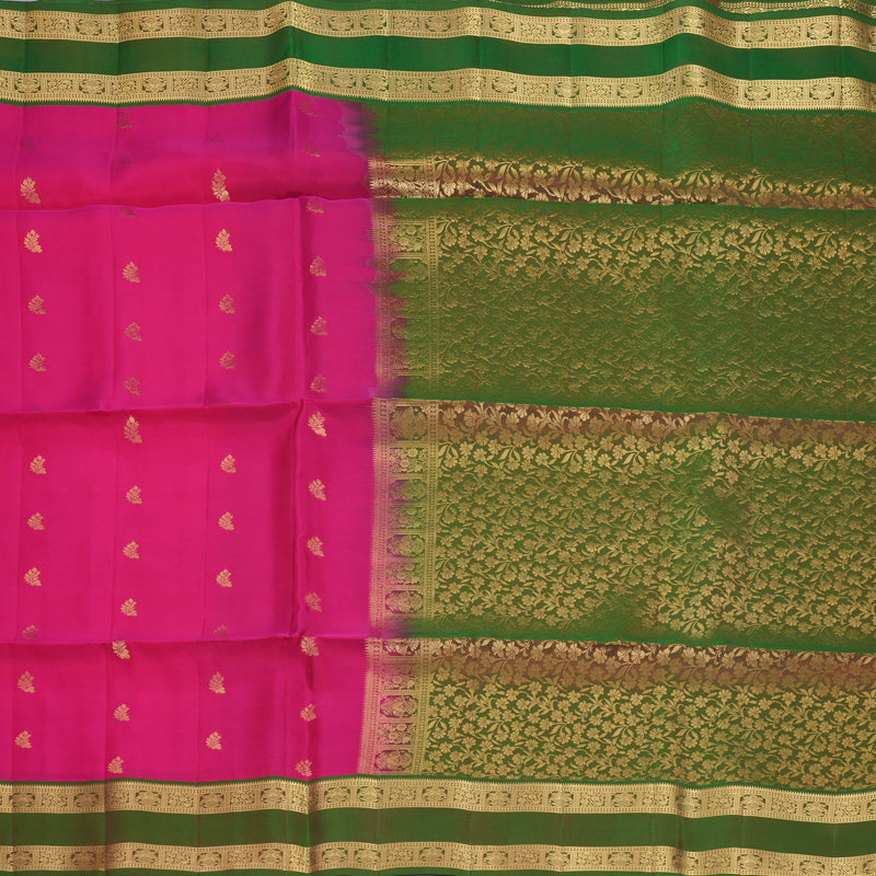 Hayagrivas Rani Pink Handloom Soft Silk Saree KBF1076I1-5
