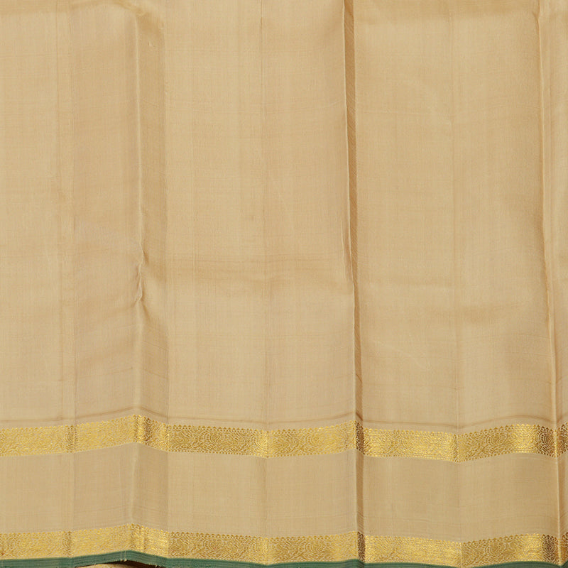 Hayagrivas Handloom Rosewood Pink Kanjivaram Silk Saree with Sandal Border KBF110D2-1