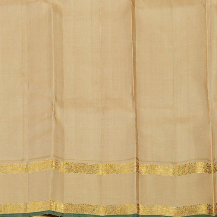 Hayagrivas Handloom Rosewood Pink Kanjivaram Silk Saree with Sandal Border KBF110D2-1