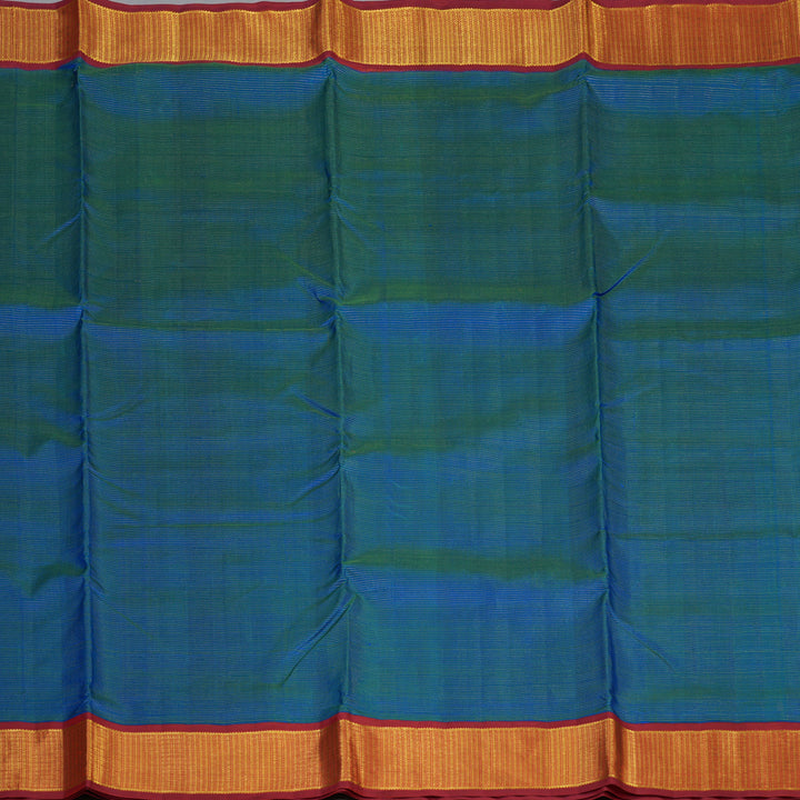 Hayagrivas Handloom Mayilkazhuthu Ten Yards Silk Saree KBF11D12-1