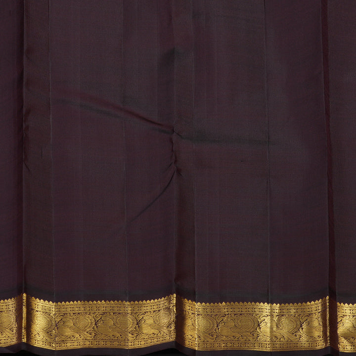 Hayagrivas Handloom Pink Kanjivaram Silk Saree with Kanchana Brown Border KBF11D6-2