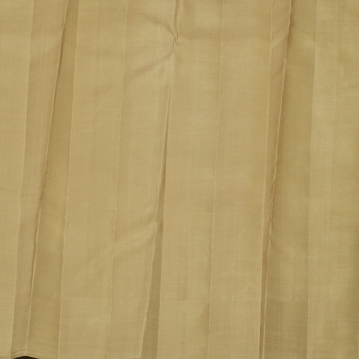 Hayagrivas Handloom Pista Green Kanjivaram Silk Saree with Khaki Brown Border KBF128D24-1