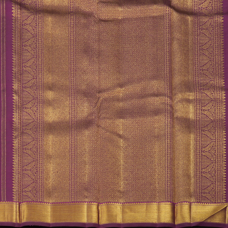 Hayagrivas Handloom Vadamalli Purple Kanjivaram Silk Saree KBF128D27-1