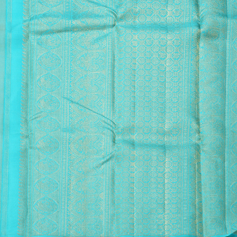 Hayagrivas Handloom Beige Kanjivaram Silk Saree KBF128D31-2