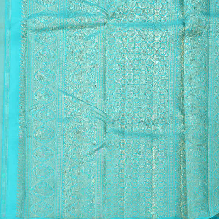 Hayagrivas Handloom Beige Kanjivaram Silk Saree KBF128D31-2