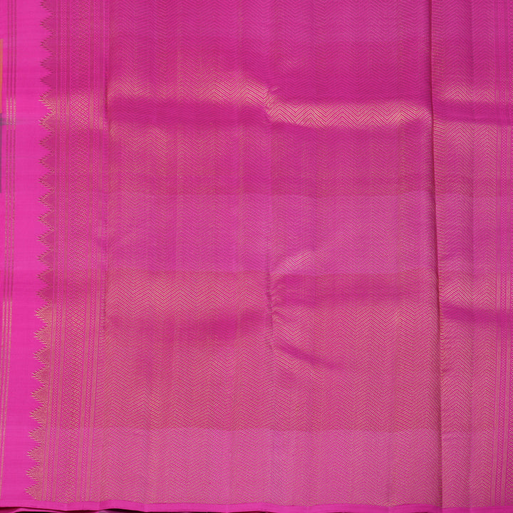 Hayagrivas Handloom Multicolour Checks Kanjivaram Silk Saree KBF128D34-1