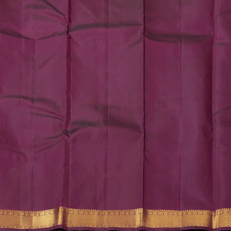 Hayagrivas Handloom Burgundy Kanjivaram Silk Saree KBF128D4-1