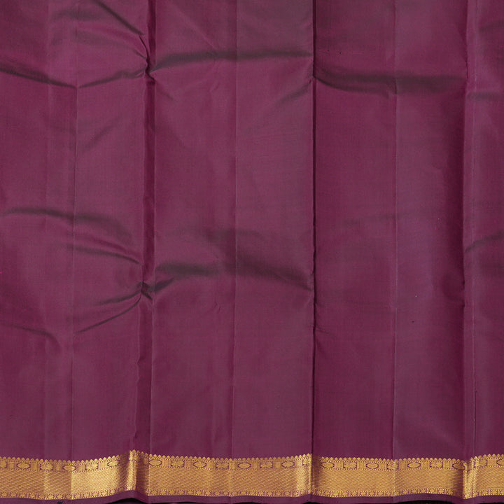 Hayagrivas Handloom Burgundy Kanjivaram Silk Saree KBF128D4-1