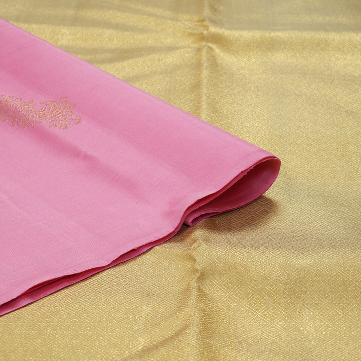 Hayagrivas Handloom Baby Pink Kanjivaram Silk Saree KBF128D42-1