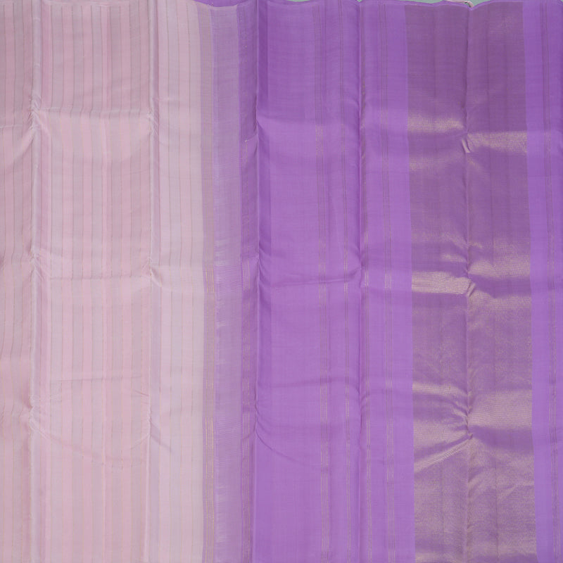 Hayagrivas Handloom Pink Kanjivaram Silk Saree KBF128D7-1