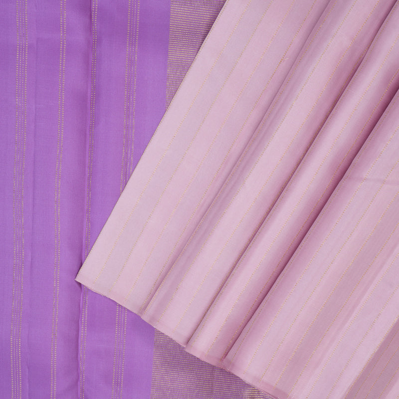 Hayagrivas Handloom Pink Kanjivaram Silk Saree KBF128D7-1