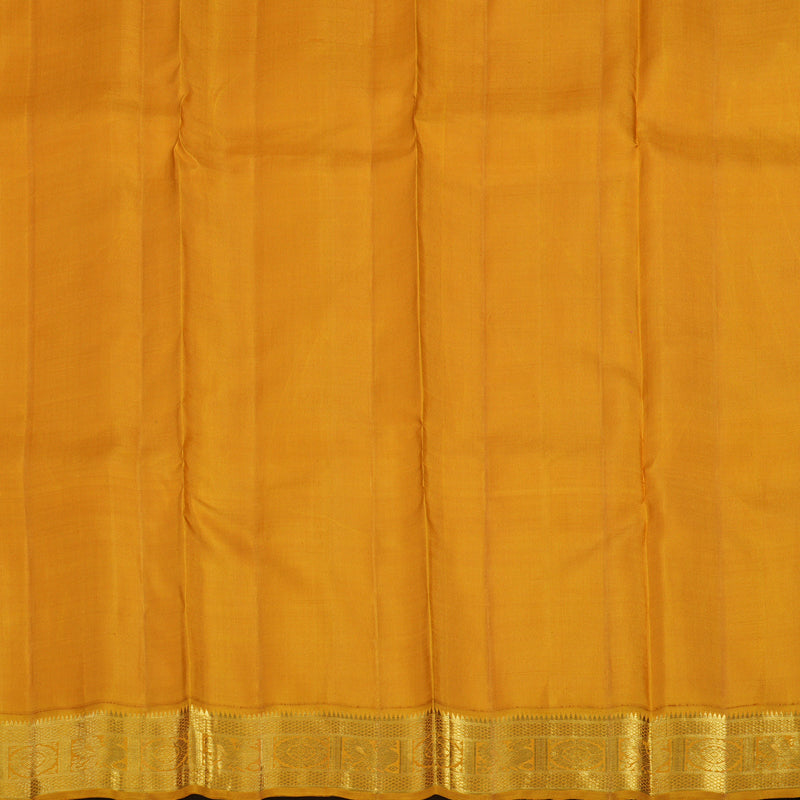 Hayagrivas Handloom Pink Kanjivaram Silk Saree with Mustard Border KBF12D1-4