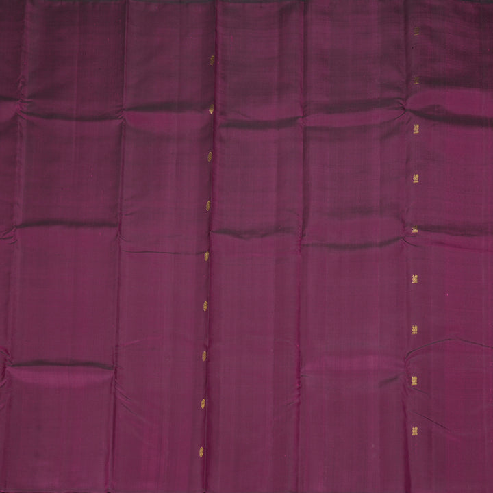 Hayagrivas Handloom Purple Kanjivaram Silk Saree KBF134D1-1