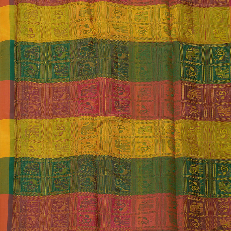 Hayagrivas Handloom Purple Kanjivaram Silk Saree KBF134D1-1