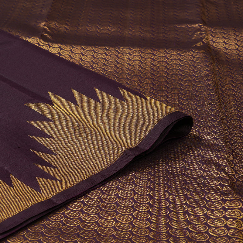 Hayagrivas Handloom Nagapazham Kanjivaram Silk Saree KBF136D15-1