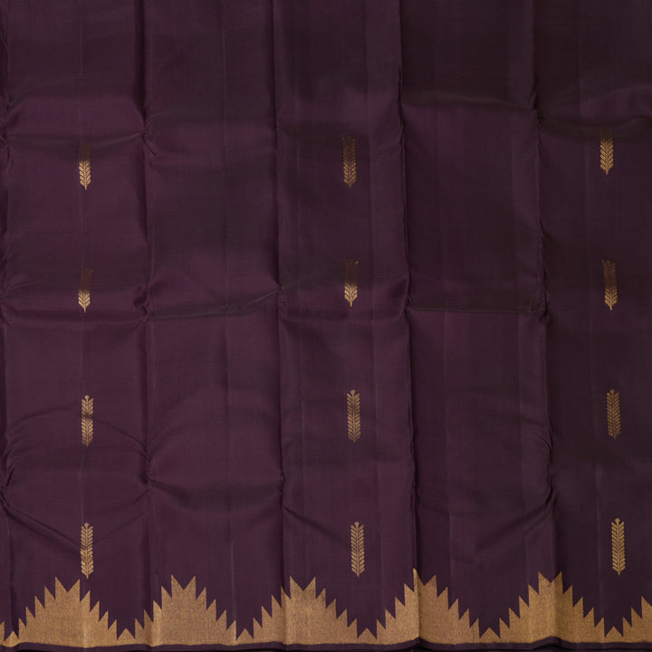 Hayagrivas Handloom Nagapazham Kanjivaram Silk Saree KBF136D15-1