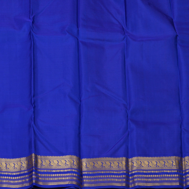 Hayagrivas Handloom Red Kanjivaram Silk Saree with Purple Border KBF137D9-13