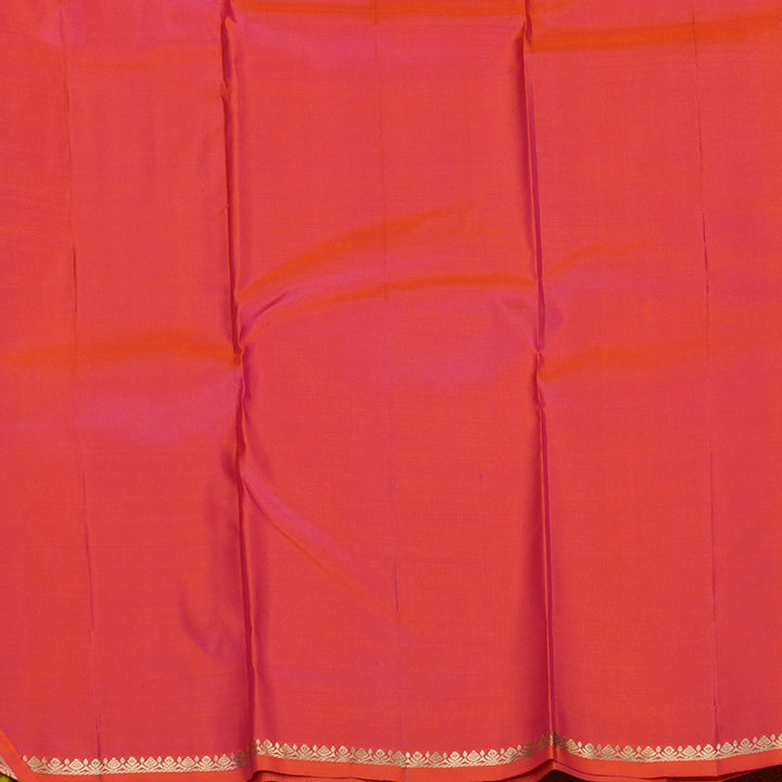 Hayagrivas Handloom Lime Green Kanjivaram Silk Saree KBF137D9-5