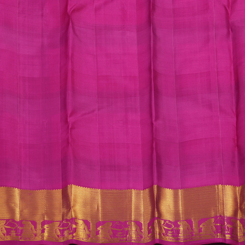 Hayagrivas Handloom Multicolour Checks Kanjivaram Silk Saree KBF13D11-1