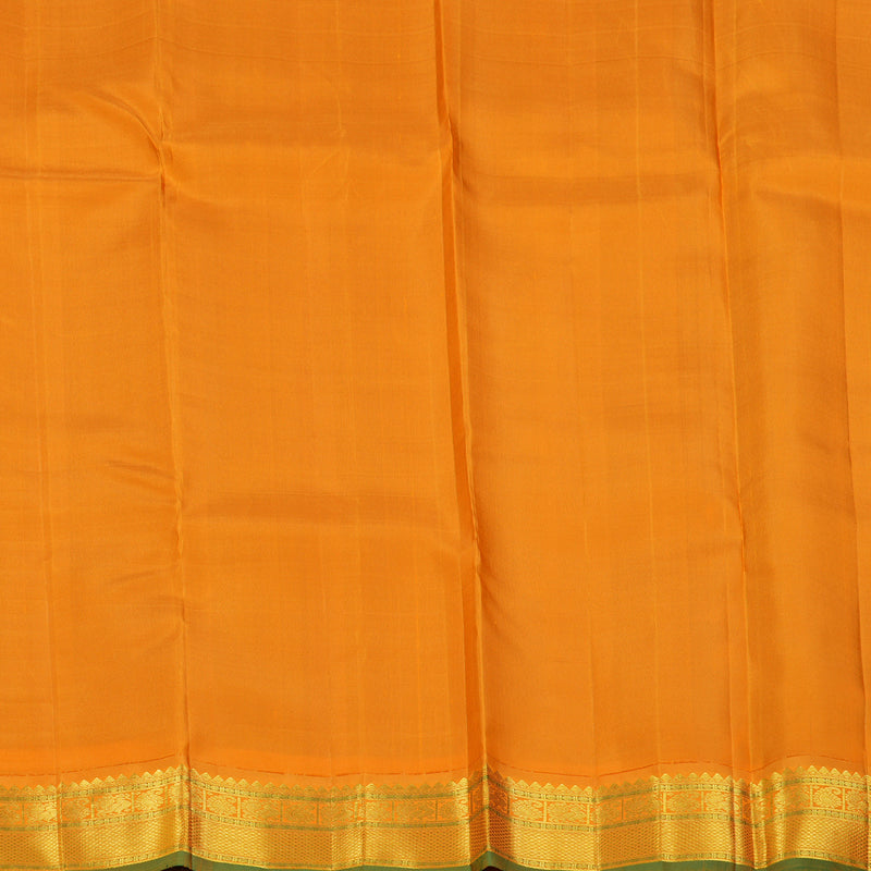 Hayagrivas Handloom Wine Magenta Kanjivaram Silk Saree with Turmeric Yellow Border KBF147D10-1