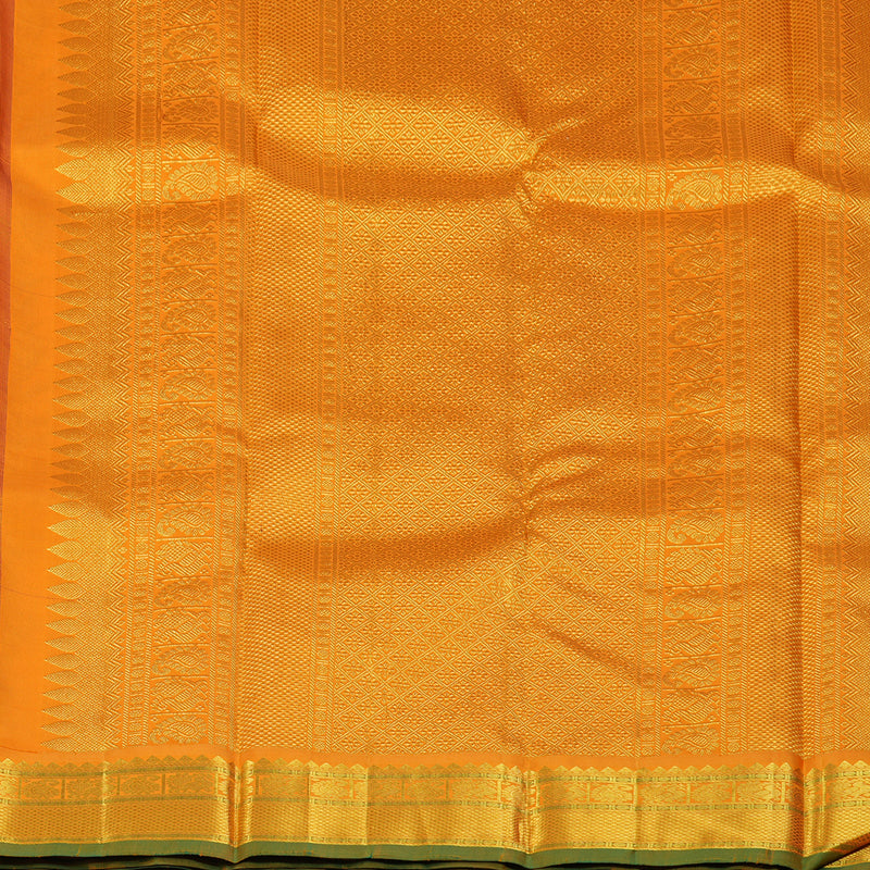 Hayagrivas Handloom Wine Magenta Kanjivaram Silk Saree with Turmeric Yellow Border KBF147D10-1