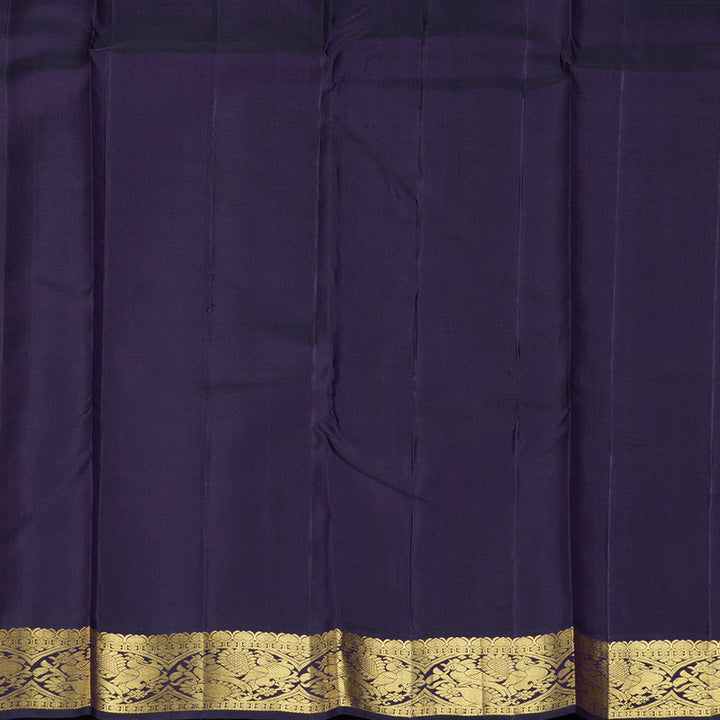 Hayagrivas Handloom Red Kanjivaram Silk Saree with Deep Nagapazham Border KBF151D13-1