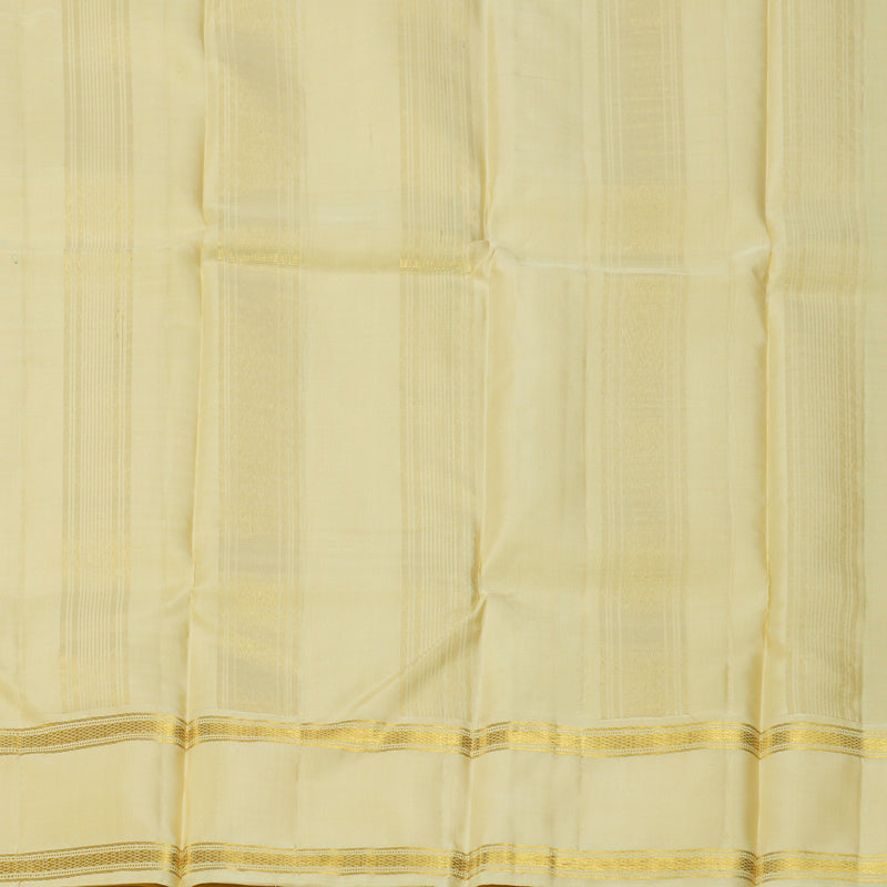 Hayagrivas Handloom Multicolour Checks Kanjivaram Silk Saree with Ivory Border KBF151D14-1