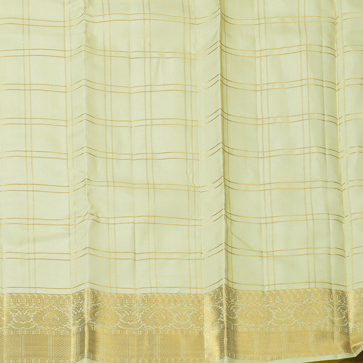 Hayagrivas Handloom Pista Green Kanjivaram Silk Saree KBF151D9-1
