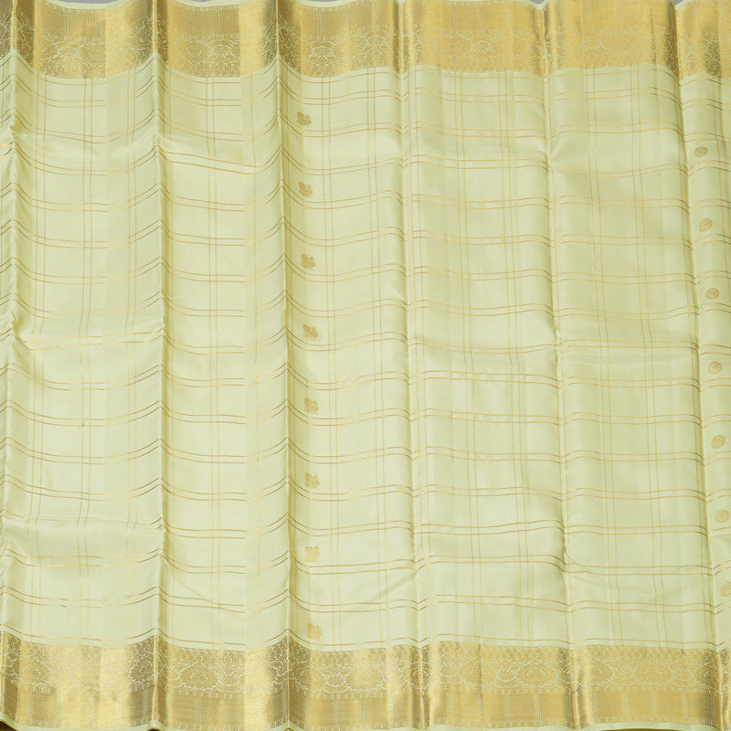 Hayagrivas Handloom Pista Green Kanjivaram Silk Saree KBF151D9-1