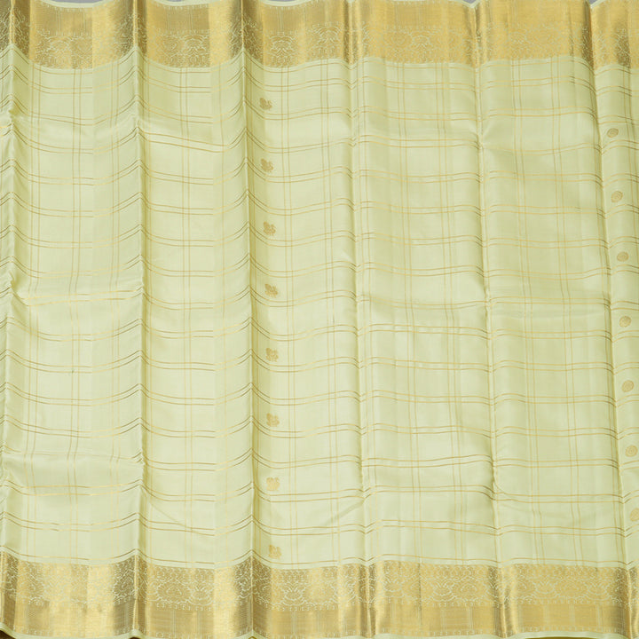 Hayagrivas Handloom Pista Green Kanjivaram Silk Saree KBF151D9-1