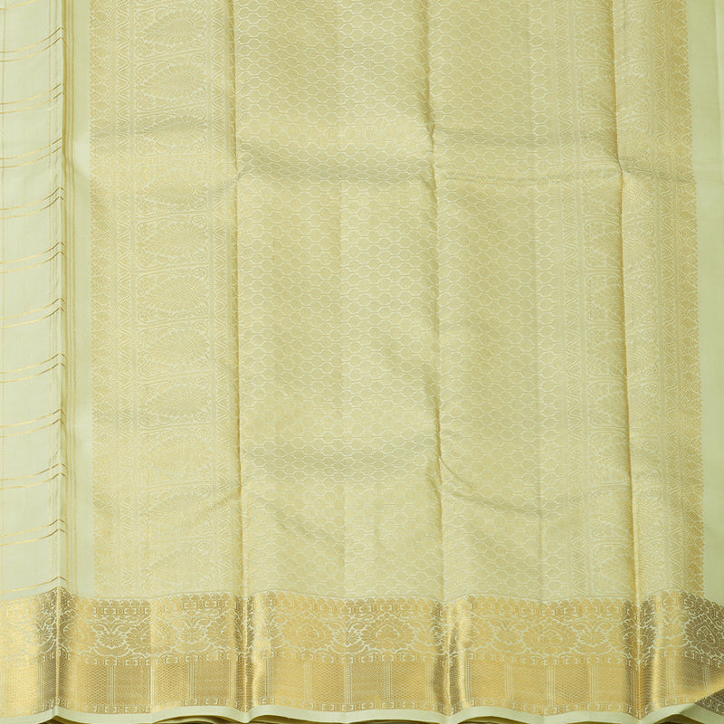 Hayagrivas Handloom Pista Green Kanjivaram Silk Saree KBF151D9-1
