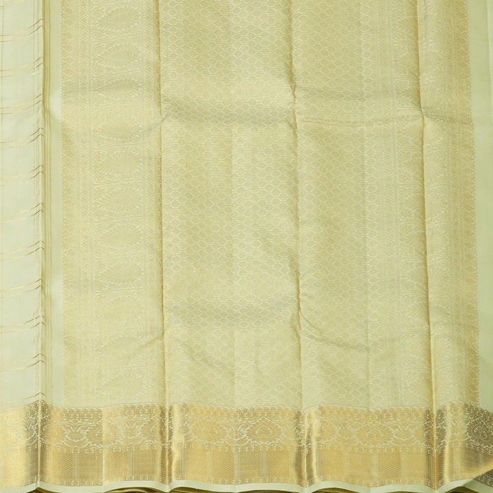 Hayagrivas Handloom Pista Green Kanjivaram Silk Saree KBF151D9-1