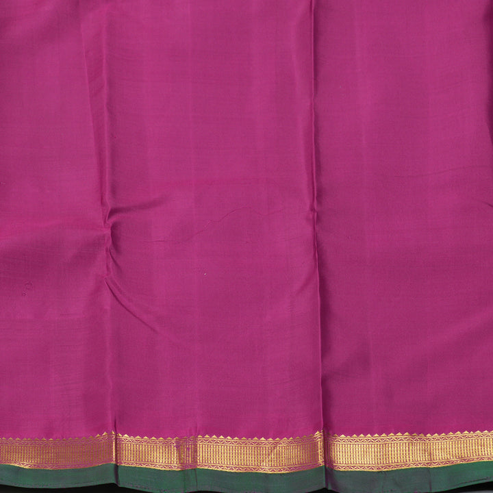 Hayagrivas Handloom Purple Kanjivaram Silk Saree KBF153D1-1