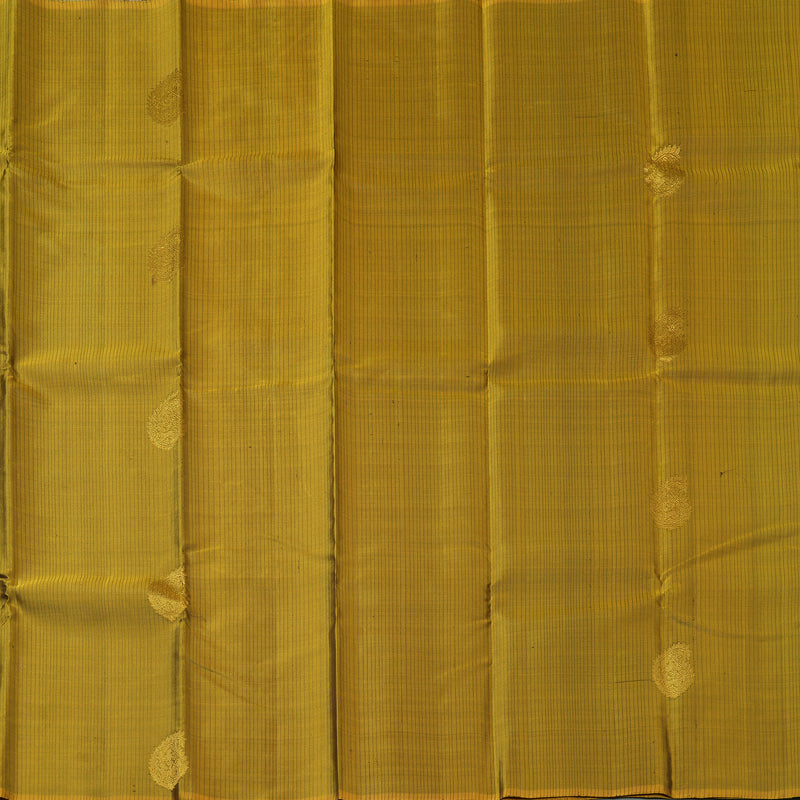 Hayagrivas Handloom Honey Mustard Kanjivaram Silk Saree KBF153D2-3