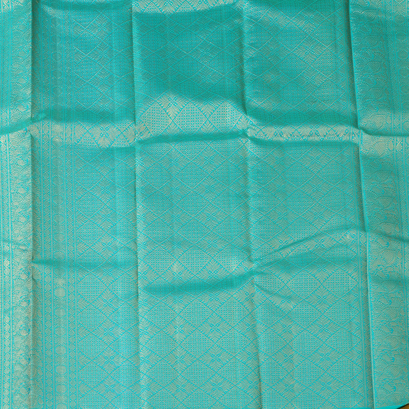 Hayagrivas Handloom Honey Mustard Kanjivaram Silk Saree KBF153D2-3