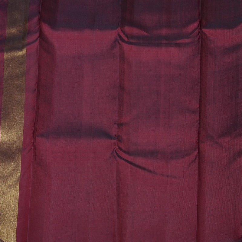 Hayagrivas Handloom Bottle Green Kanjivaram Silk Saree KBF156D10-1