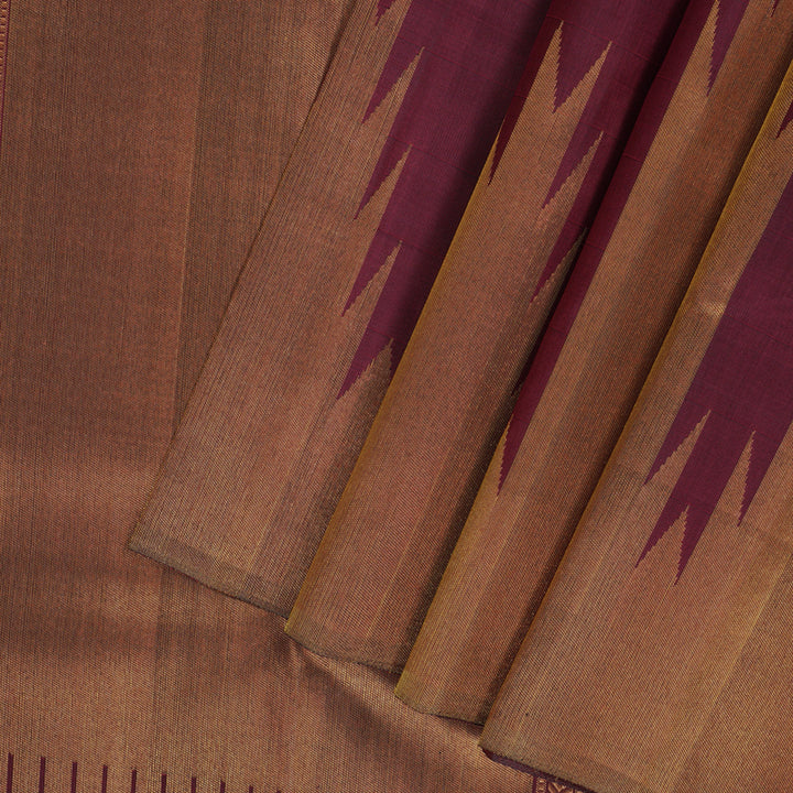 Hayagrivas Handloom Bottle Green Kanjivaram Silk Saree KBF156D10-1