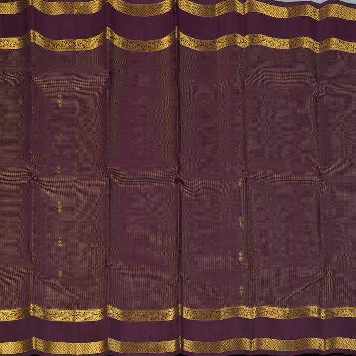 Hayagrivas Handloom Burgundy Kanjivaram Silk Saree KBF157D5-1