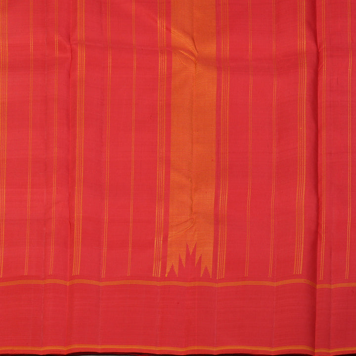 Hayagrivas Handloom Baby Pink & White Checks Kanjivaram Silk Saree KBF159D1-1